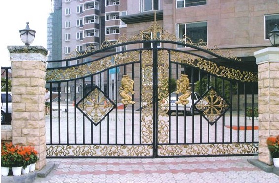 北京博艺小区铁艺大门