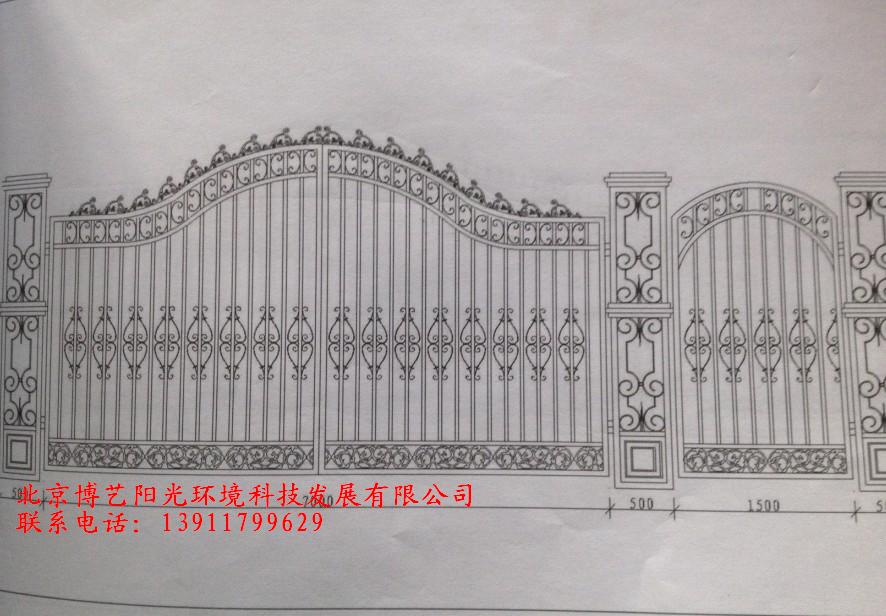 最新铁艺大门效果图
