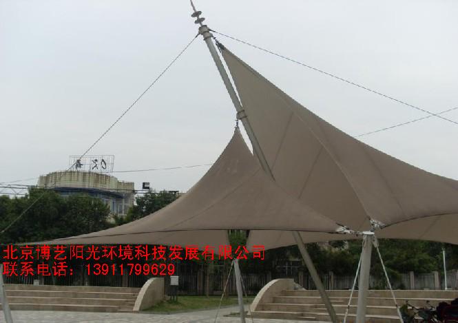 公园、小区、工厂用张拉膜景观架